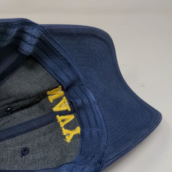 Nike Team Navy Fitted Hat Blue Size Universal Fit Embroidered Logo - Picture 10 of 12